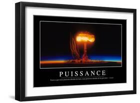 Pouvoir: Citation Et Affiche D'Inspiration Et Motivation-null-Framed Premium Photographic Print