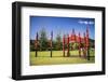 Pouwhenua (Maori Totem Poles Telling a Story), Waitangi Treaty Grounds, Bay of Islands-Matthew Williams-Ellis-Framed Photographic Print