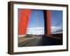 Pov Driving across the Golden Gate Bridge, California, United States of America, North America-Gavin Hellier-Framed Photographic Print