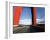 Pov Driving across the Golden Gate Bridge, California, United States of America, North America-Gavin Hellier-Framed Photographic Print