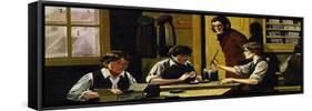 Poverty Forced Dickens to Work in a Factory Putting Labels on Pots-Alberto Salinas-Framed Stretched Canvas