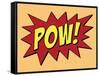 Pow Comic Pop-Art Art Print Poster-null-Framed Stretched Canvas