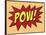 Pow Comic Pop-Art Art Print Poster-null-Framed Poster