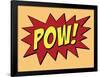 Pow Comic Pop-Art Art Print Poster-null-Framed Poster