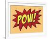 Pow Comic Pop-Art Art Print Poster-null-Framed Art Print