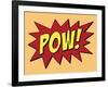 Pow Comic Pop-Art Art Print Poster-null-Framed Art Print