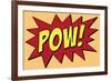 Pow Comic Pop-Art-null-Framed Art Print