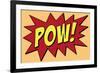 Pow Comic Pop-Art-null-Framed Art Print