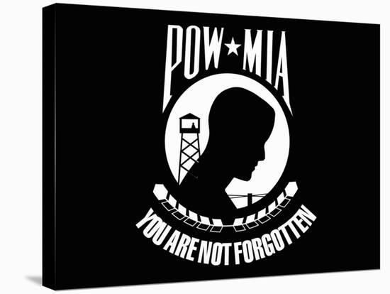 Pow-Mia Flag-Stocktrek Images-Stretched Canvas