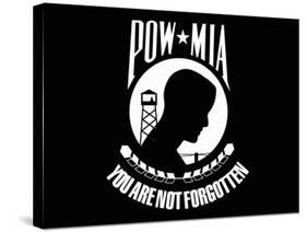 Pow-Mia Flag-Stocktrek Images-Stretched Canvas