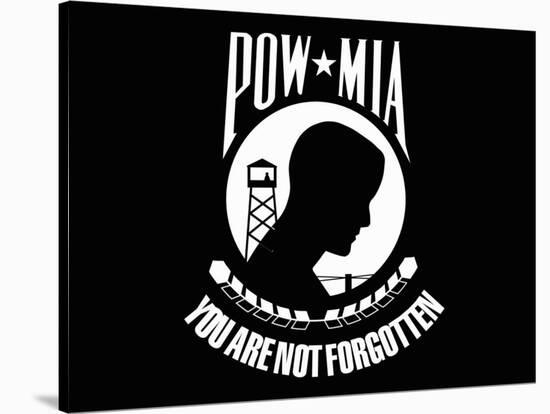 Pow-Mia Flag-Stocktrek Images-Stretched Canvas