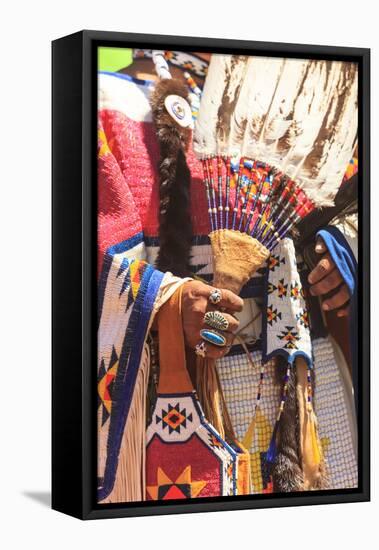 Pow Wow, Tribal Gathering at Daybreak Center, Seattle, Washington-Stuart Westmorland-Framed Stretched Canvas