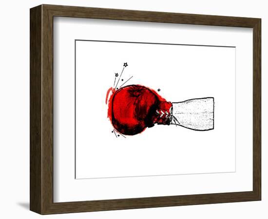 Pow-Alex Cherry-Framed Art Print