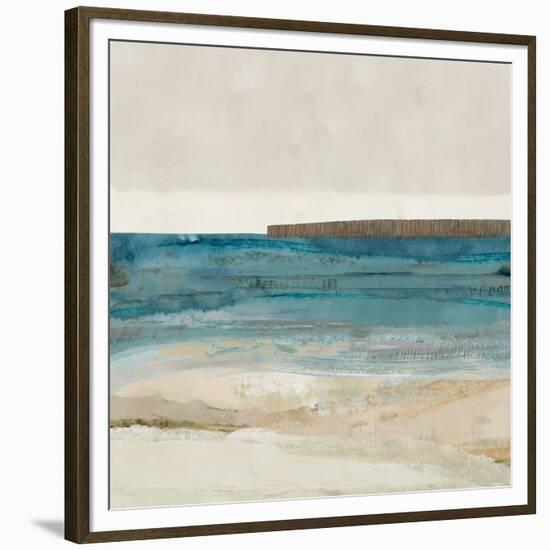Powder Blue Coastal I-Flora Kouta-Framed Art Print