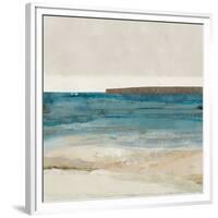 Powder Blue Coastal I-Flora Kouta-Framed Art Print