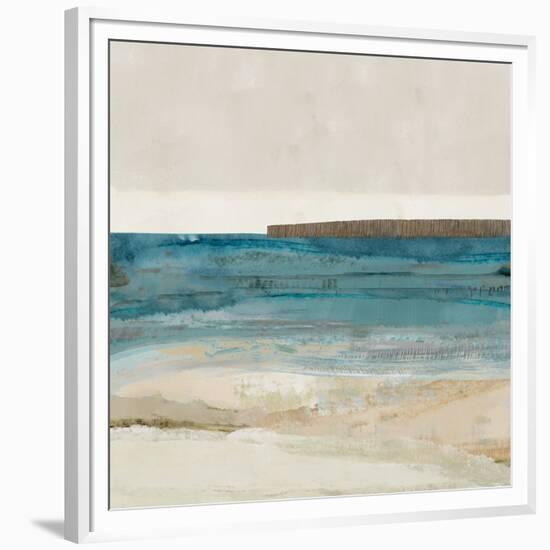 Powder Blue Coastal I-Flora Kouta-Framed Art Print