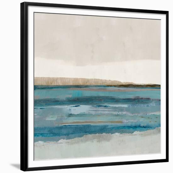 Powder Blue Coastal III-Flora Kouta-Framed Art Print