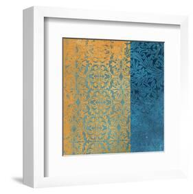 Powder Blue Lace I-Rachel Travis-Framed Art Print