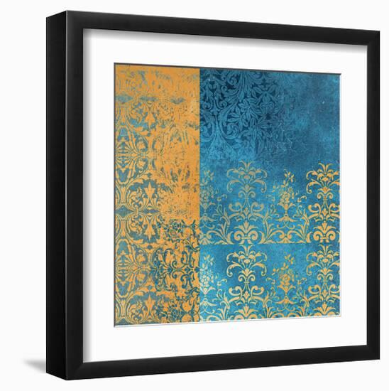 Powder Blue Lace II-Rachel Travis-Framed Art Print