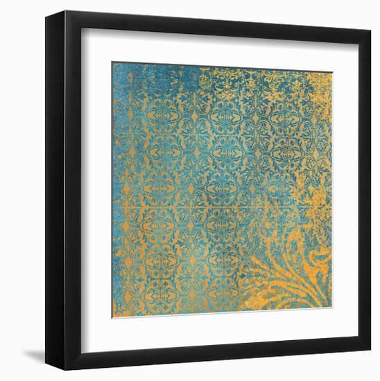 Powder Blue Lace III-Rachel Travis-Framed Art Print