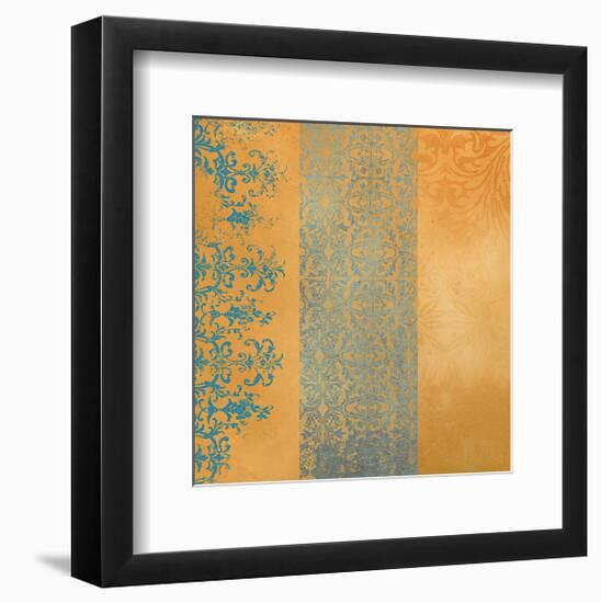 Powder Blue Lace IV-Rachel Travis-Framed Art Print