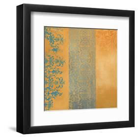 Powder Blue Lace IV-Rachel Travis-Framed Art Print