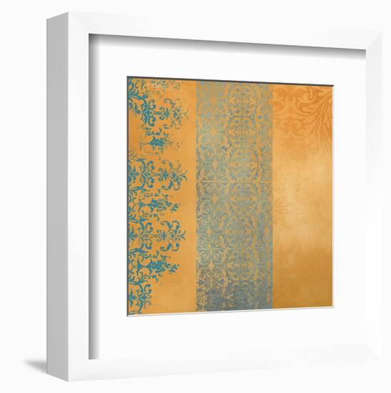 Powder Blue Lace IV-Rachel Travis-Framed Art Print