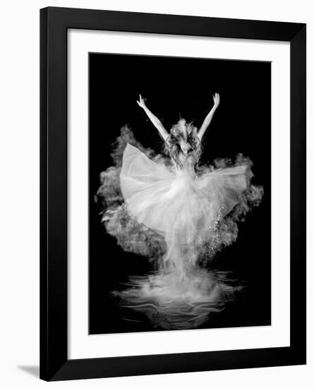 Powder Burst-Pauline Pentony Ba-Framed Giclee Print