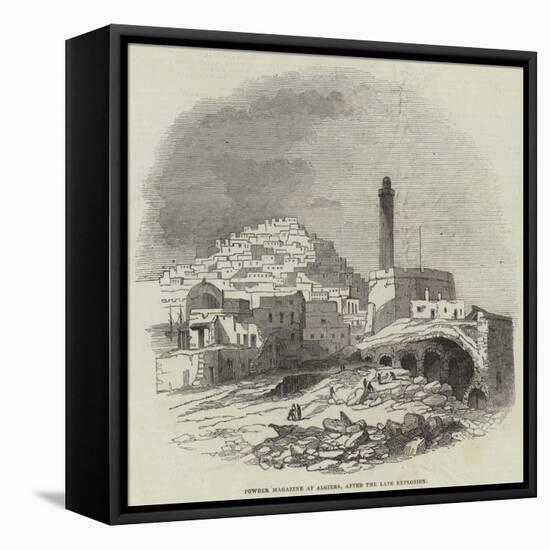 Powder Magazine at Algiers, after the Late Explosion-null-Framed Stretched Canvas