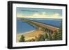 Powder Point Bridge, Duxbury, Mass.-null-Framed Art Print