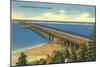 Powder Point Bridge, Duxbury, Mass.-null-Mounted Art Print