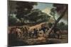 'Powder production in the Sierra de Tardienta', 1814 (1939)-Francisco Goya-Mounted Giclee Print