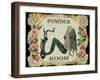 Powder Room Mermaid-sylvia pimental-Framed Art Print