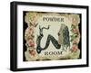 Powder Room Mermaid-sylvia pimental-Framed Art Print