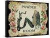 Powder Room Mermaid-sylvia pimental-Framed Stretched Canvas