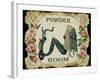 Powder Room Mermaid-sylvia pimental-Framed Art Print