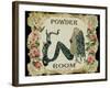 Powder Room Mermaid-sylvia pimental-Framed Art Print