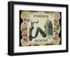 Powder Room Mermaid-sylvia pimental-Framed Art Print