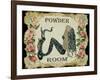 Powder Room Mermaid-sylvia pimental-Framed Art Print