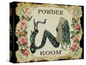Powder Room Mermaid-sylvia pimental-Stretched Canvas