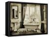 Powder Room-Mindy Sommers-Framed Stretched Canvas