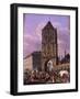 Powder Tower, Prague, C.1840-Morstadt Vincenc and J. Felsing-Framed Giclee Print