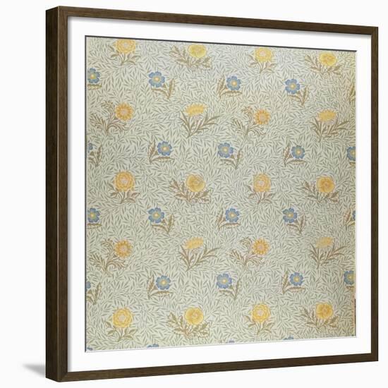 Powdered' Design-William Morris-Framed Giclee Print