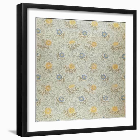 Powdered' Design-William Morris-Framed Giclee Print