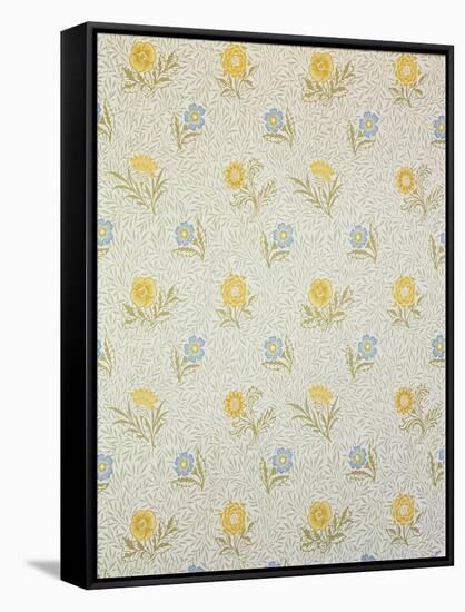 Powdered Wallpaper Design, 1874-William Morris-Framed Stretched Canvas