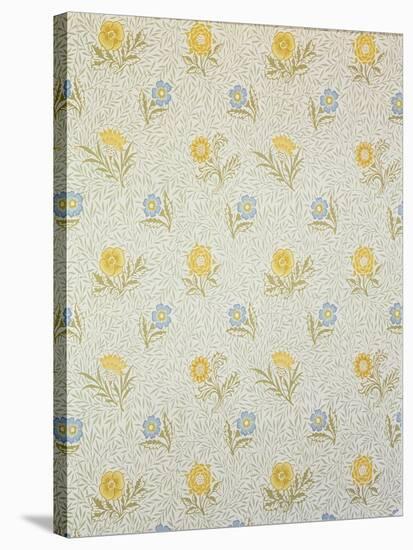 Powdered Wallpaper Design, 1874-William Morris-Stretched Canvas
