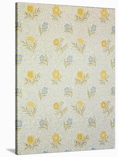 Powdered Wallpaper Design, 1874-William Morris-Stretched Canvas