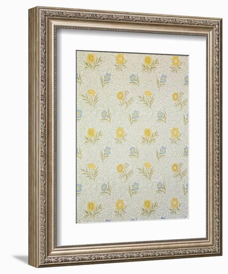 Powdered Wallpaper Design, 1874-William Morris-Framed Giclee Print