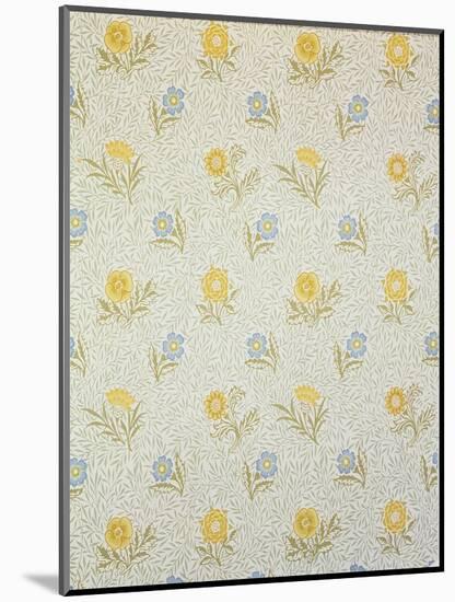 Powdered Wallpaper Design, 1874-William Morris-Mounted Giclee Print