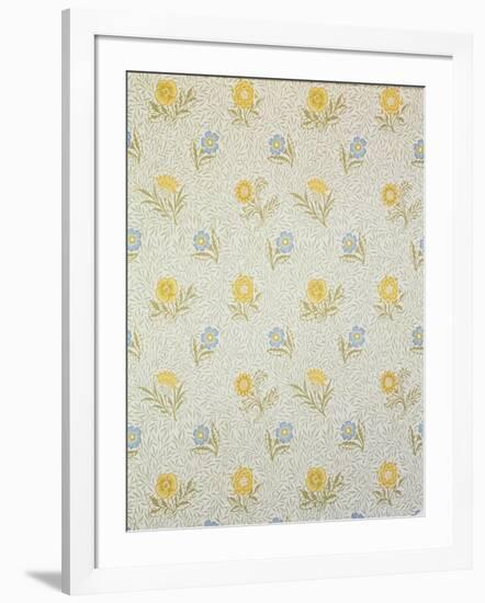 Powdered Wallpaper Design, 1874-William Morris-Framed Giclee Print